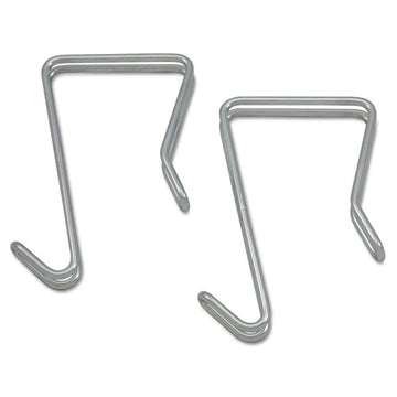 Alera® Single Sided Partition Garment Hook, Silver, Steel, 2-pk freeshipping - TVN Wholesale